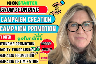 create political campaign, promote gofundme medical charity fundraising campaign