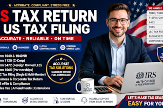 prepare US tax return, US tax filing, form 5472 and 1120