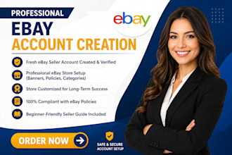 help you set up your ebay seller account, ebay account creation