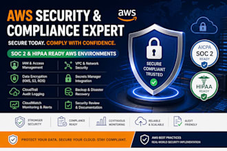 secure your AWS infrastructure for soc 2 and hipaa compliance