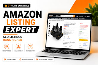 create SEO optimized amazon product listings that boost sales