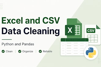 clean and transform excel and CSV data using python and pandas
