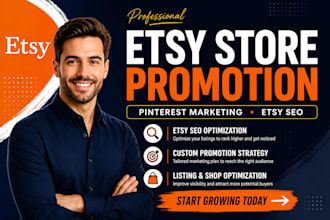 promote your etsy store with etsy SEO marketing and shop optimization