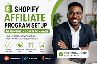 set up your shopify affiliate program with uppromote, goaffpro or awin