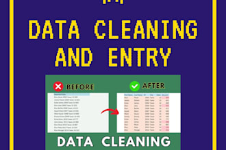 organize, clean and structure your data