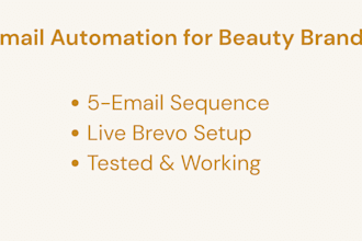 set up email automation for your beauty brand