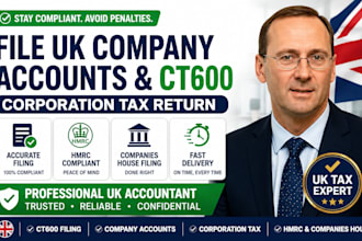 file UK company accounts and ct600 corporation tax return fast