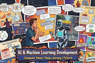 develop an ai ml model for your project and requirements