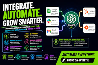 integrate chatgpt google sheets slack hubspot gmail zapier ai automation