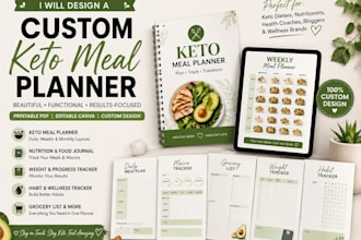 design a custom keto meal planner