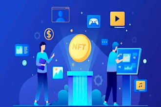 build nft minting website, nft marketplace, nft staking, smart contracts