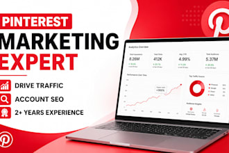 be your pinterest marketing manager and SEO expert