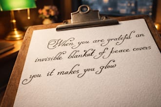 provide authentic human handwriting services