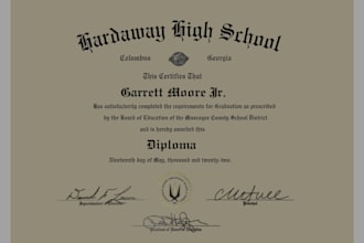 make university degree, high school diploma, college and diploma certificate