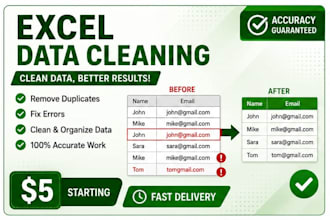 excel data cleaning and remove duplicates