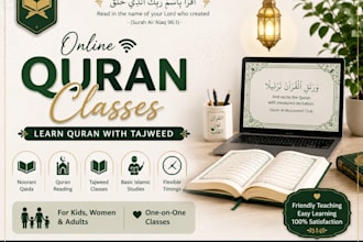 teach quran with tajweed online