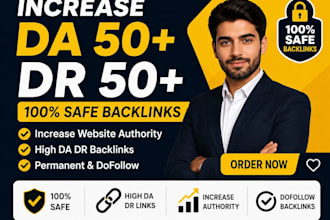 increase da DR with high authority backlinks