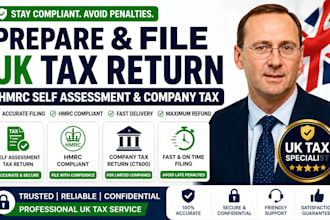 prepare UK tax return hmrc self assessment and company tax