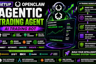 setup openclaw agentic trading agent mcp broker claude code ai trading bot
