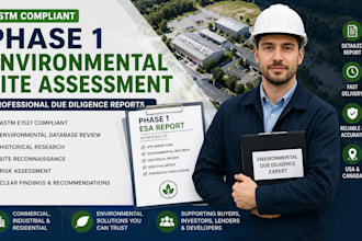 deliver best phase 1environmental site assessment esa report for permit approval