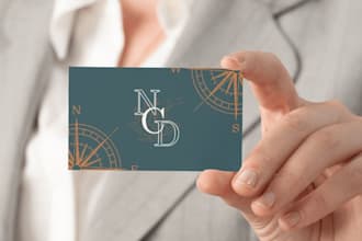 design a professional and modern business card