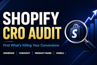 do shopify cro audit and conversion rate optimization as your shopify expert