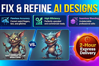 professionally redesign and refine your ai generated designs