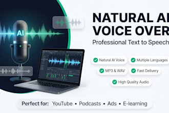 create natural ai voice over from your text in any language