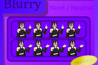 draw a png tuber for streaming, video or post