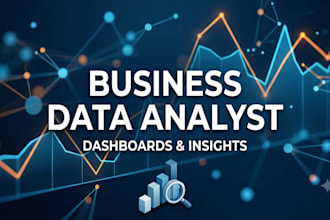 do professional data analysis and business intelligence analytics