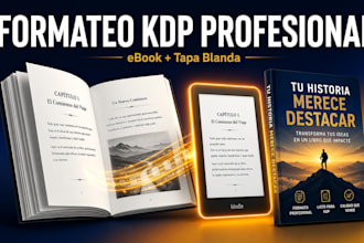 maquetación y formateo de tu libro para kindle y amazon KDP