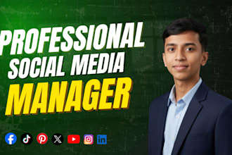 be your social media marketing manager for business growth