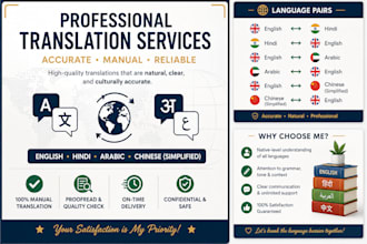 translate any language with proper work