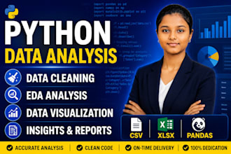 do python data analysis, eda, and data visualization