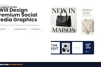 design premium canva social media posts