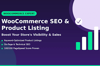do woocommerce SEO and product listing for your ecommerce store