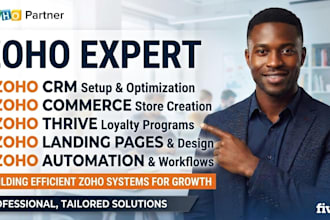 zoho commerce zoho thrive loyalty program zoho crm zoho landing page automation
