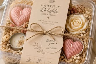 design product labels and packaging sleeves