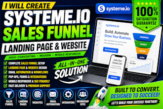 create systeme io sales funnel systeme io landing page systeme io website