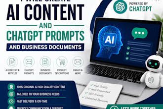 create ai content and chatgpt prompts