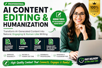 provide ai content editing