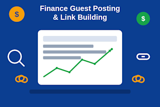 do finance guest posting and link building for SEO agencies