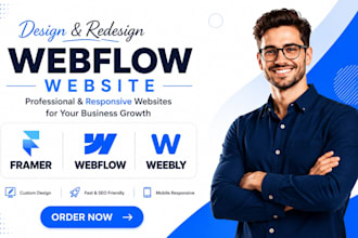 framer webflow weebly website design figma to framer webflow landing page