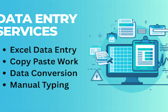 do fast data entry copy typing and handwritten to text