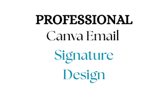 do your canva email signature design