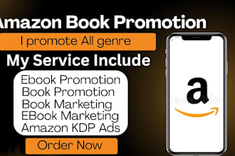 do ebook promotion and book marketing for amazon kdp authors and books