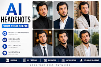 create professional ai headshots from your selfies