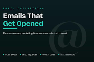 write persuasive sales and marketing emails that convert