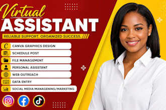 social media manager instagram branding executive virtual assistant ghl VA