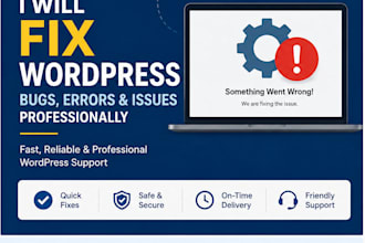 fix wordpress bugs, errors, and issues professionally